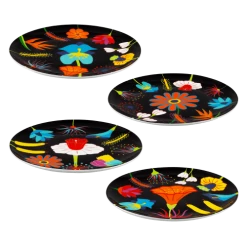 Pylones Assiettes à Dessert Assiettes D20cm - Lot De 4