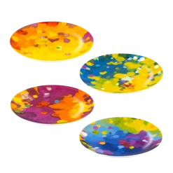 Pylones Assiettes à Dessert Assiettes D20cm - Lot De 4