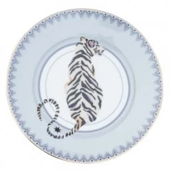 Yvonne Ellen Assiettes à Dessert Assiettes En Porcelaine Safari D16cm - Lot De 4 -Assiettes Soldes Magasin assiettes en porcelaine safari d16cm lot de 4 2