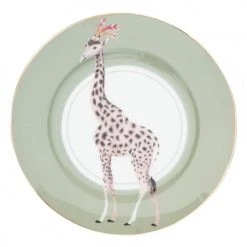 Yvonne Ellen Assiettes à Dessert Assiettes En Porcelaine Safari D16cm - Lot De 4 -Assiettes Soldes Magasin assiettes en porcelaine safari d16cm lot de 4 5
