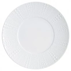 Medard De Noblat Coffret 3 Assiettes De Présentation Blanches