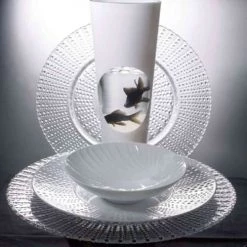 Medard De Noblat Coffret 3 Assiettes De Présentation Blanches -Assiettes Soldes Magasin coffret 3 assiettes de presentation blanches 5