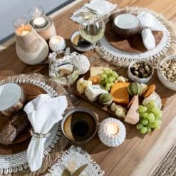 Bazar Bizar Assiettes Plates Grand Plat Rond En Bois De Teck -Assiettes Soldes Magasin grand plat rond en bois de teck 2