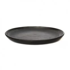 Bazar Bizar Assiettes Plates Grande Assiette En Terracotta Noire