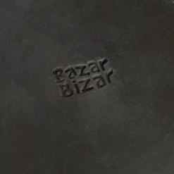 Bazar Bizar Assiettes Plates Grande Assiette En Terracotta Noire -Assiettes Soldes Magasin grande assiette en terracotta noire 3