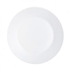 Luminarc Assiettes Plates Grande Assiette Plate Blanche D27cm