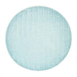 Table Passion Assiettes à Dessert Lot De 6 - Assiette à Dessert 21 Cm Turquoise En Grès Bleu