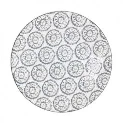 Table Passion Assiettes à Dessert Lot De 6 - Assiette à Dessert Chloé 21 Cm Anthracite En Grès Gris