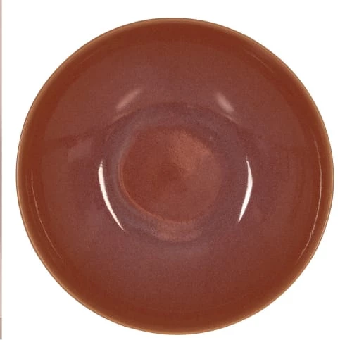 Trend'up Assiettes Creuses Lot De 6 - Assiette à Pâtes Terra 22 Cm En Grès Orange 1 Trend'up Assiettes Creuses Lot De 6 - Assiette à Pâtes Terra 22 Cm En Grès Orange