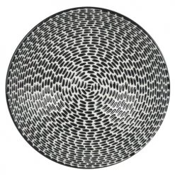 Table Passion Assiettes Creuses Lot De 6 - Assiette Creuse 19 Cm En Grès Noir