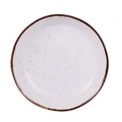 Table Passion Assiettes Creuses Lot De 6 - Assiette Creuse 20 Cm En Grès Blanc