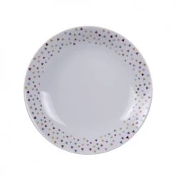 Table Passion Assiettes Creuses Lot De 6 - Assiette Creuse 20 Cm En Porcelaine Blanc
