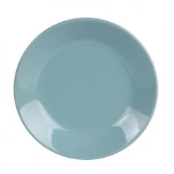 Trend'up Assiettes Creuses Lot De 6 - Assiette Creuse 21 Cm En Grès Bleu