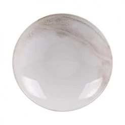 Table Passion Assiettes Creuses Lot De 6 - Assiette Creuse 22 Cm En Grès Blanc