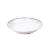 Table Passion Assiettes Creuses Lot De 6 - Assiette Creuse Boréalis Gris 20 Cm En Porcelaine Blanc
