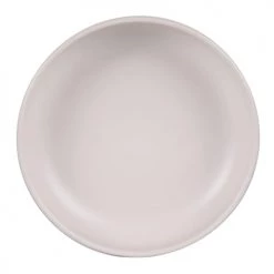 Table Passion Assiettes Creuses Lot De 6 - Assiette Creuse Crème 22 Cm En Grès Beige