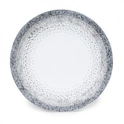 Table Passion Assiettes Plates Lot De 6 - Assiette Plate 27 Cm En Grès Gris