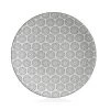 Table Passion Assiettes Plates Lot De 6 - Assiette Plate Chloé 27 Cm Anthracite En Grès Gris
