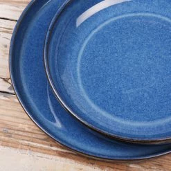 Table Passion Assiettes Plates Lot De 6 - Assiette Plate Cobalt 26 Cm En Grès Bleu -Assiettes Soldes Magasin lot de 6 assiette plate cobalt 26 cm en gres bleu 2