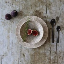 Novastyl Lot De 6 Assiettes à Dessert En Porcelaine Sable D21cm -Assiettes Soldes Magasin lot de 6 assiettes a dessert en porcelaine sable d21cm 4