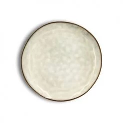 OGO Living Vaisselle De Noël Lot De 6 Assiettes Desserts En Grès Gris 20,5cm