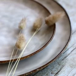 OGO Living Vaisselle De Noël Lot De 6 Assiettes Desserts En Grès Gris 20,5cm -Assiettes Soldes Magasin lot de 6 assiettes desserts en gres gris 20 5cm 4