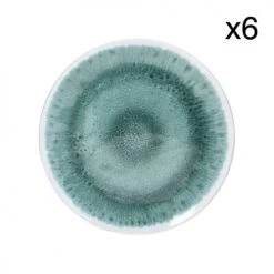 Now’s Home Lot De 6 Assiettes Plates Bleues