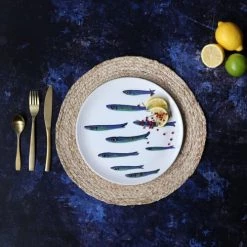 Novastyl Lot De 6 Assiettes Plates En Faïence D27cm -Assiettes Soldes Magasin lot de 6 assiettes plates en faience d27cm 2