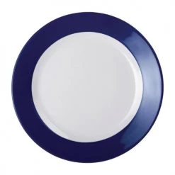 Kristallon Lot De 6 Assiettes Plates Ø26cm Bleue