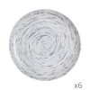 Luminarc Lot De 6 Assiettes Plates Stratis Grises 25cm