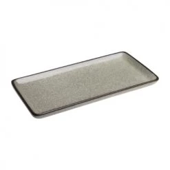 Olympia Assiettes Plates Lot De 6 Assiettes Rectangulaires Effet Granit