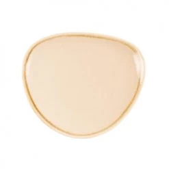 Olympia Kiln Assiettes Plates Lot De 6 Assiettes Triangulaires Couleur Sable 16,5 Cm