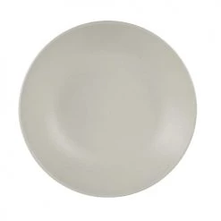 Table Passion Assiettes Creuses Lot De 6 - Grande Assiette Creuse 25 Cm En Grès Blanc