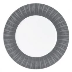 Table Passion Assiettes De Présentation Plat De Présentation Madras 31 Cm En Porcelaine Gris