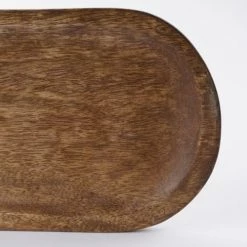 Mica Decorations Assiettes De Présentation Plateau Apéritif 3 Coupelles En Bois De Manguier Marron Foncé -Assiettes Soldes Magasin plateau aperitif 3 coupelles en bois de manguier marron fonce 2