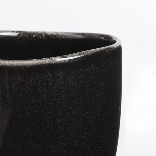 Mica Decorations Assiettes Plates Service De Table 16 Pièces En Céramique Noir 5 Mica Decorations Assiettes Plates Service De Table 16 Pièces En Céramique Noir – Image 5