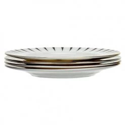 Yvonne Ellen Assiettes Plates Set 4 Assiettes Mono Party 16cm -Assiettes Soldes Magasin set 4 assiettes mono party 16cm 2